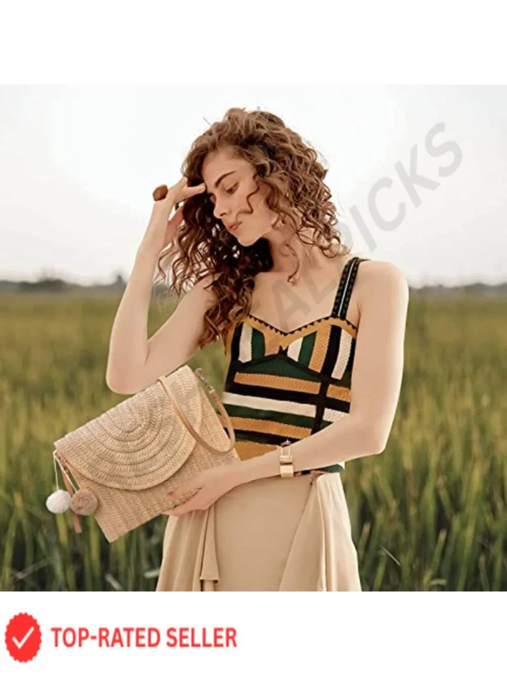 N/A handwoven straw